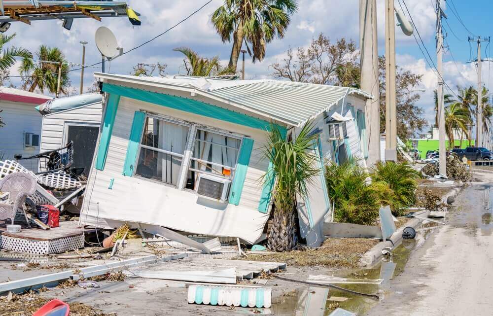 Photo of Damaged Homes